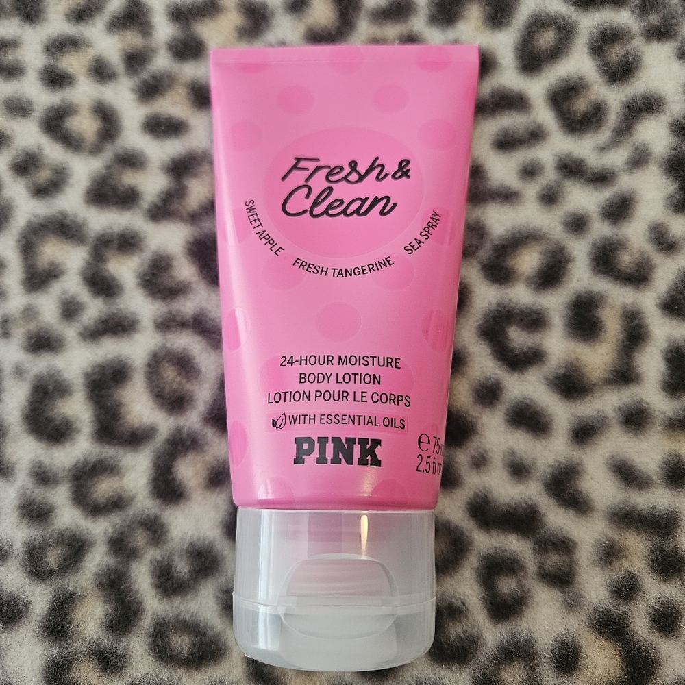 PINK Victoria's Secret Fresh & Clean Mini Body Lotion, 2.5 oz., Brand New/Sealed